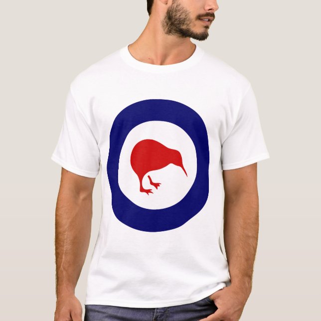Camiseta Roundel de Rnzaf, Nova Zelândia (Frente)