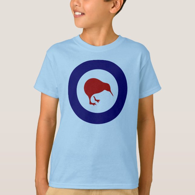 Camiseta Roundel de Rnzaf, Nova Zelândia (Frente)
