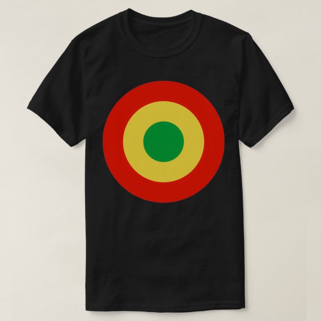 Camiseta Roundel of the Congolese Air (Frente do Design)