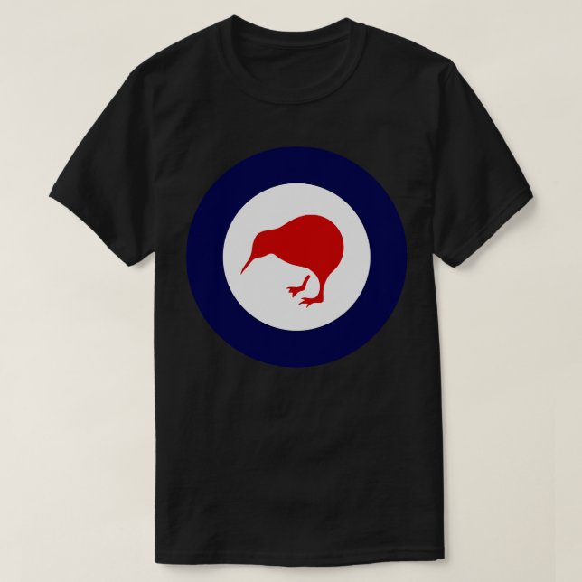 Camiseta Roundel Real Nova Zelândia RNZAF (Frente do Design)
