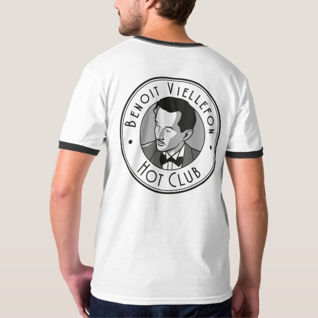 Camiseta Roupa - clube quente de Benoit (front&back do (Verso)