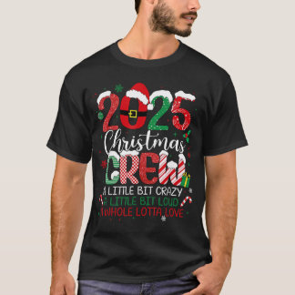 Camiseta Roupa Combinada de Natal da Família 2025 Esquadrão