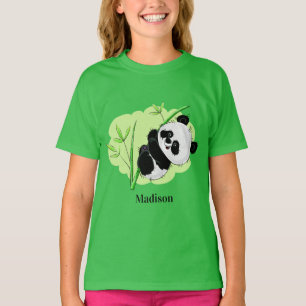Camiseta Roupa conhecida feita sob encomenda da panda
