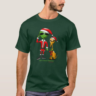 Camiseta Roupa cósmico da obscuridade do Natal 2