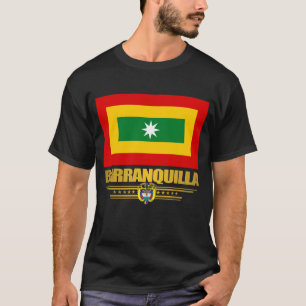 Camiseta Roupa da bandeira de Barranquilla