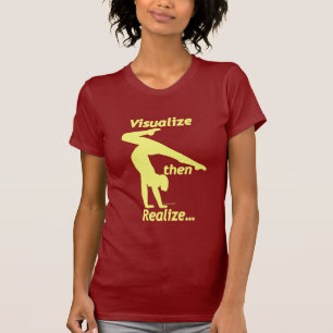 Camiseta Roupa da ginástica