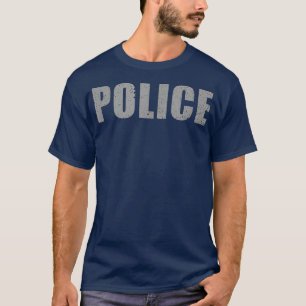 Camiseta Roupa Da Polícia Para O Halloween