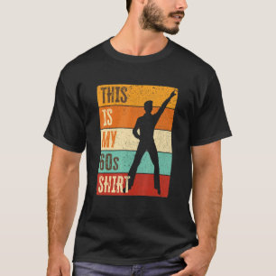 Camiseta Roupa De 60 Anos Para Masculinos E Figurino De Dis