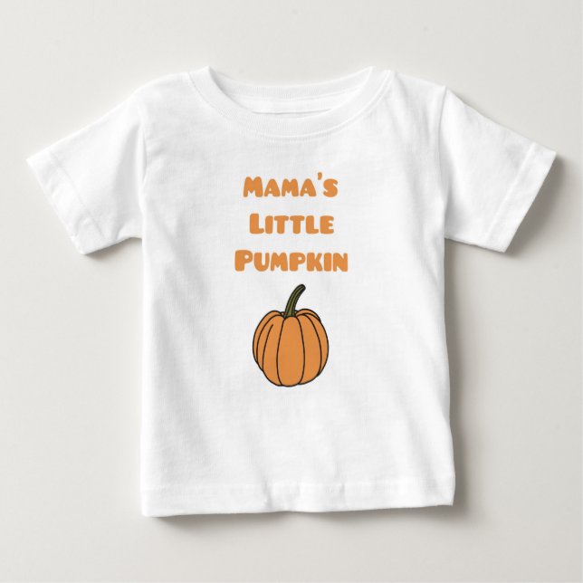Camiseta Roupa de abóbora da mamãe (Frente)
