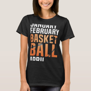Camiseta Roupa de abril de fevereiro de Basquete