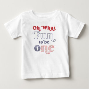 Camiseta Roupa de adereço para foto de aniversário de 1 ano