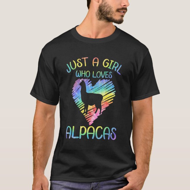 Camiseta Roupa de Alpaca para Mulheres e Meninas Apaixonada (Frente)