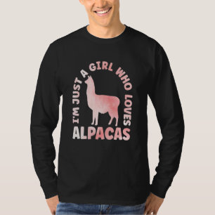 Camiseta Roupa de Alpaca para Roupas de Amantes de Llama Mu