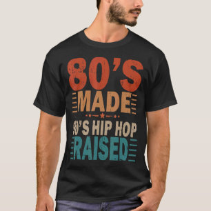 Camiseta Roupa de alto-passo de 90 anos 80 feito