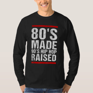 Camiseta Roupa de alto-passo de 90 anos 80 feito