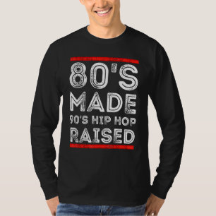 Camiseta Roupa de alto-passo de 90 anos 80 feito