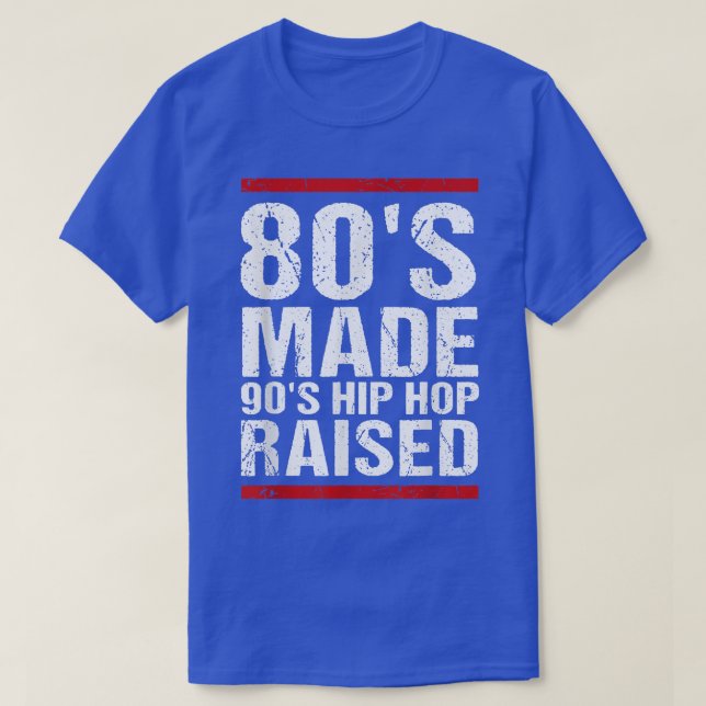Camiseta Roupa de alto-passo de 90 anos 80 feito  (Frente do Design)