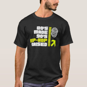 Camiseta Roupa de alto-passo de 90 anos 80 feito
