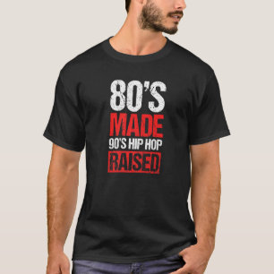 Camiseta Roupa de alto-passo de 90 anos 80 feito