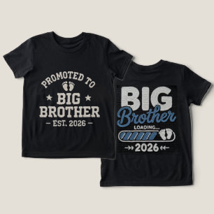 Camiseta roupa de anúncio de irmão mais velho 2026