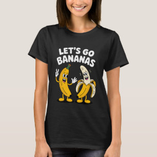 Camiseta Roupa de Banana Fofa para Homens Mulheres Crianças