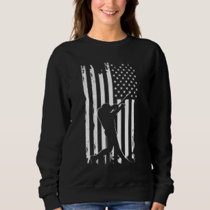 Camiseta Roupa de Baseball de Bandeira Americana - Baseball