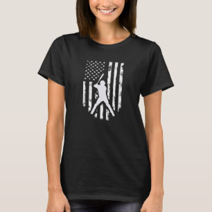 Camiseta Roupa de baseball norte-americano afundando-se em