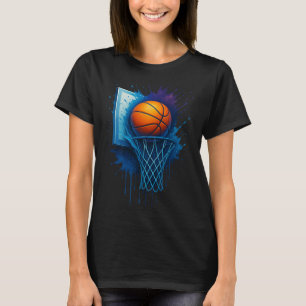 Camiseta Roupa de basquete Colorida Tie Dye com Spl Retroat