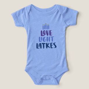 Camiseta roupa de bebê de Hanukkah