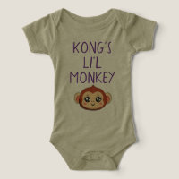 Roupa de Bebê do Macaco do Kong