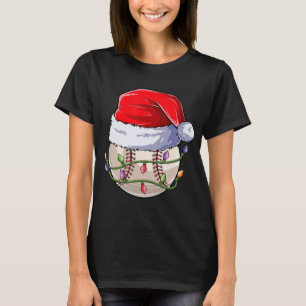 Camiseta Roupa de Beisebol para Meninos de Natal, Frio para