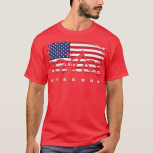 Camiseta Roupa de Bicicleta Montanha MTB - Bandeira America