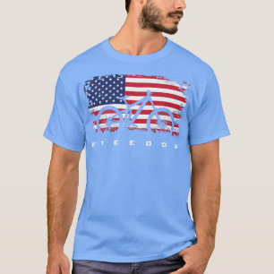Camiseta Roupa de Bicicleta Montanha MTB - Bandeira America