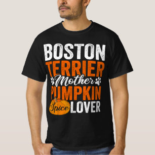 Camiseta Roupa de Bompkin do Dia das Bruxas de Boston Terri