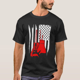 Camiseta Roupa de Boxing de Sinalizador Americano - Boxer B