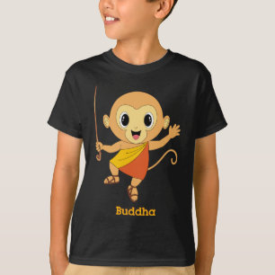 Camiseta Roupa de Buddha Monkey™