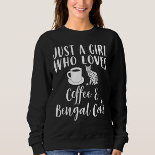 Camiseta Roupa De Café E Gato De Bengala - Café