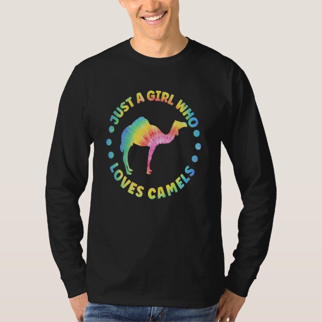 Camiseta Roupa de Camelo para Mulheres e Meninas Apaixonada (Frente)