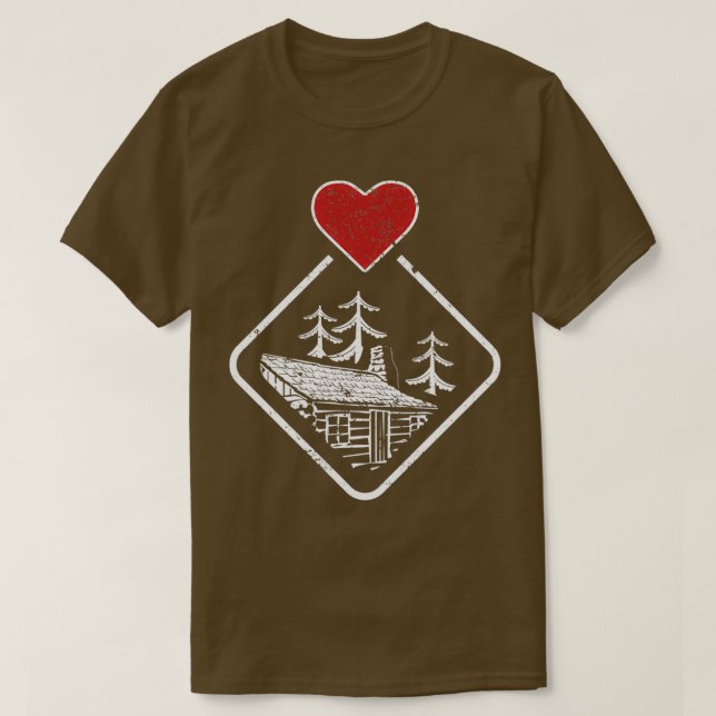 Camiseta Roupa de Casa Pequena Viva Cabine Pequena (Frente do Design)