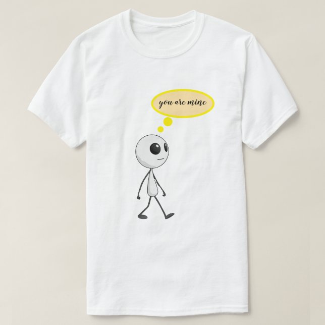 Camiseta roupa de casal (Frente do Design)
