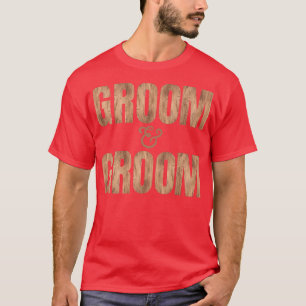 Camiseta Roupa de CasamentoCasadoLGBTQ para