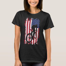 Camiseta Roupa de ciclismo da American Flag Road