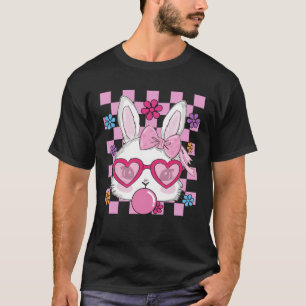 Camiseta Roupa De Coelho Para Mulheres Meninas Crianças Gro