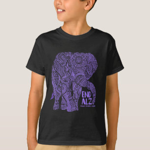 Camiseta Roupa de Consciência do Heimer de Elefante Puro; G
