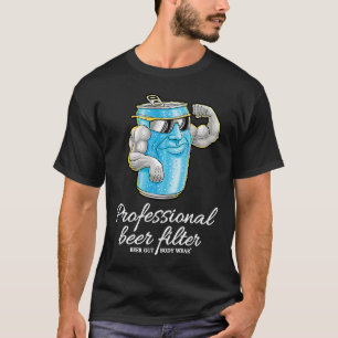 Camiseta Roupa de Corpo Beer Gut Filtro de cerveja profissi