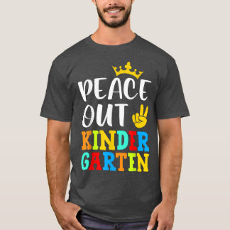 Camiseta Roupa De Crianças De Paz Em Jardim De Infância De 