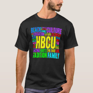 Camiseta Roupa de Cultura de Celebração de Formando HBCU