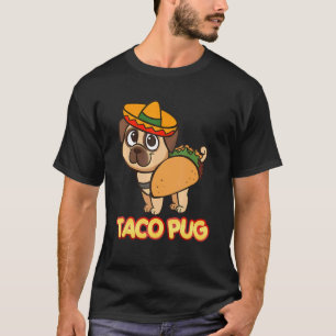 Camiseta Roupa De Cuta E Taco Pug