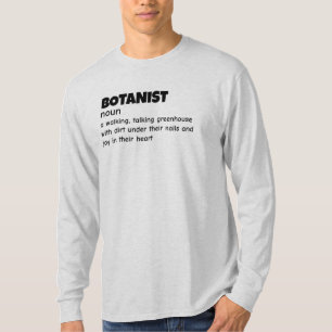Camiseta Roupa de Definição de Especialista em Botânica