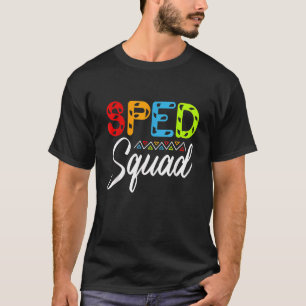 Camiseta Roupa de Educação Especial da Esquadra Sped 2022